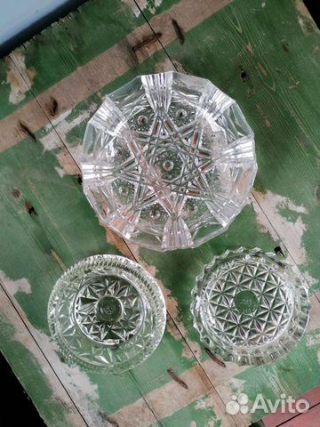 Хрустальная пепельница