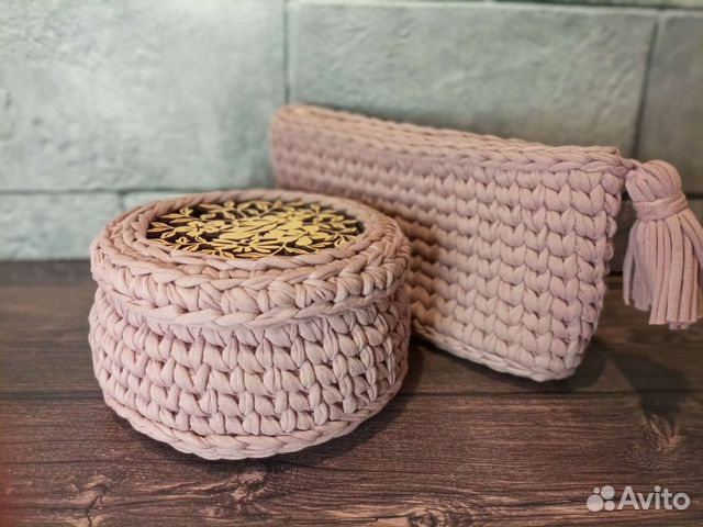 Трикотажные шкатулки