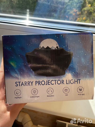 Ночник/Проектор звездного неба с пультом и музыкой