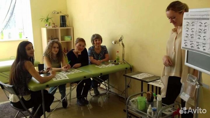 Обучение наращиванию ресниц