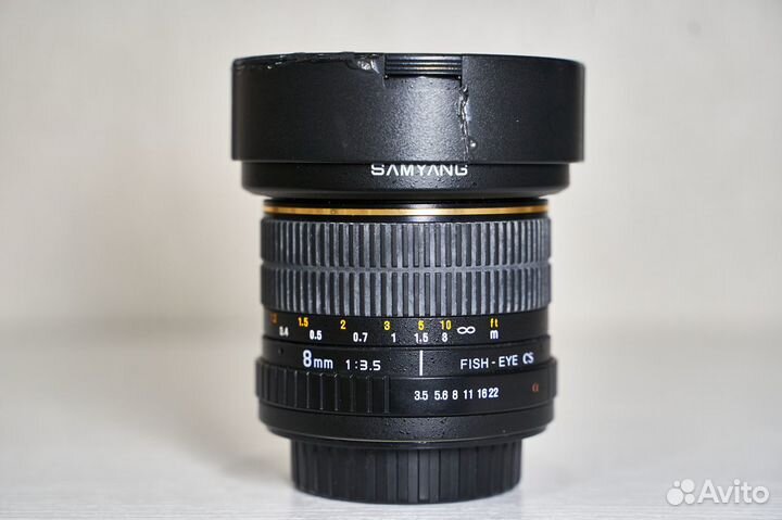 Samyang 8 f/3.5, Sony a700