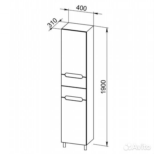 Пенал Orange pr40-05kr Белый