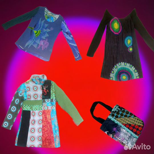 Хиппи азиатская бохо одежда этническая