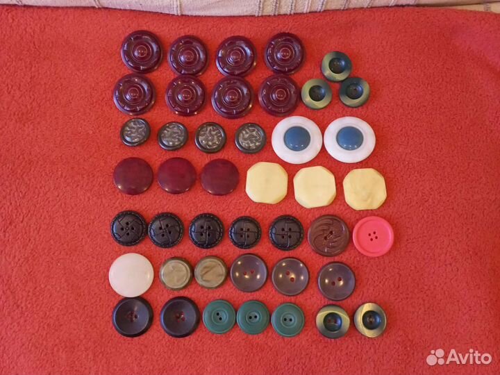 Старинные пуговицы, наперстки