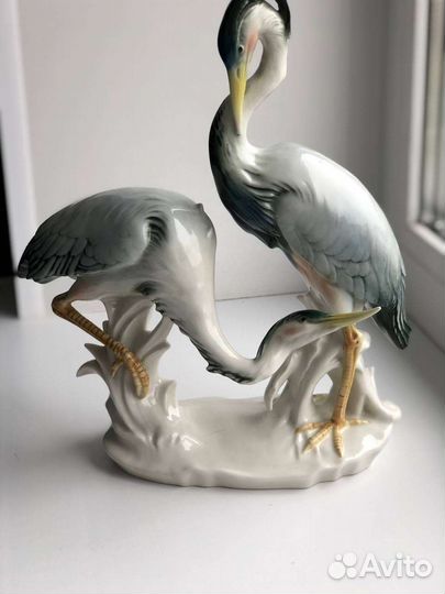 Две цапли, Karl ENS, Германия, 1920-30 гг