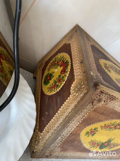 Хлебница деревянная СССР