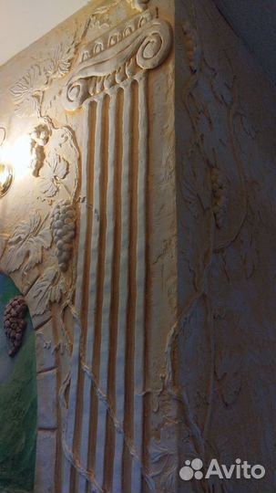 Художник барельеф роспись стен картины фрески