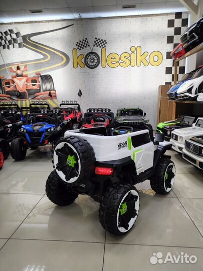 Электромобиль детский джип 1166 4вд новый