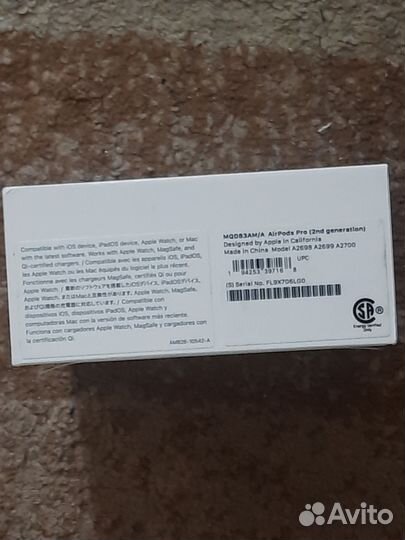 Наушники apple airpods pro 2 generation новые