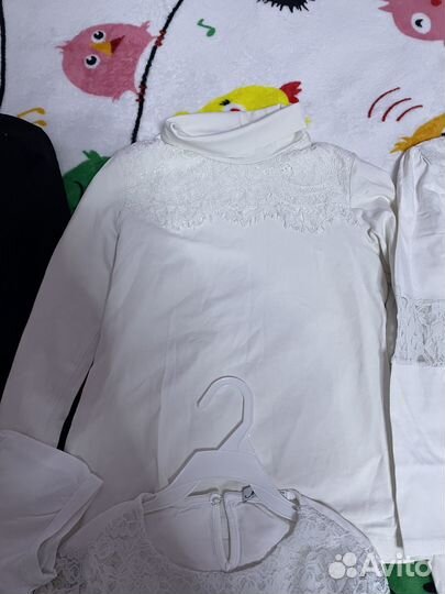 Блузки для девочки 128