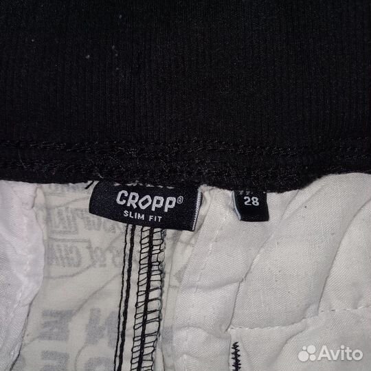 Штаны чёрно-белые Cropp