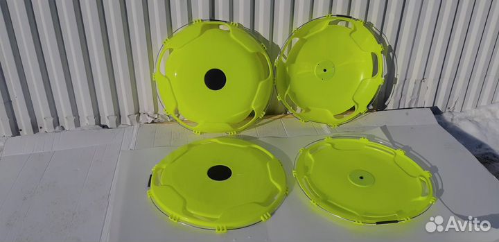 Цвет Лимонный Колпаки 22.5 2задних + 2 задних