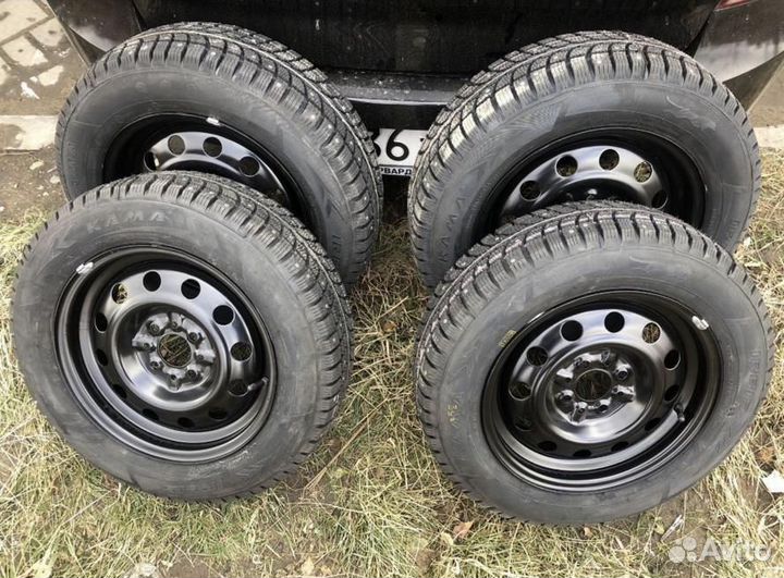 Зимние колеса в сборе с дисками на Ваз 185/60/14