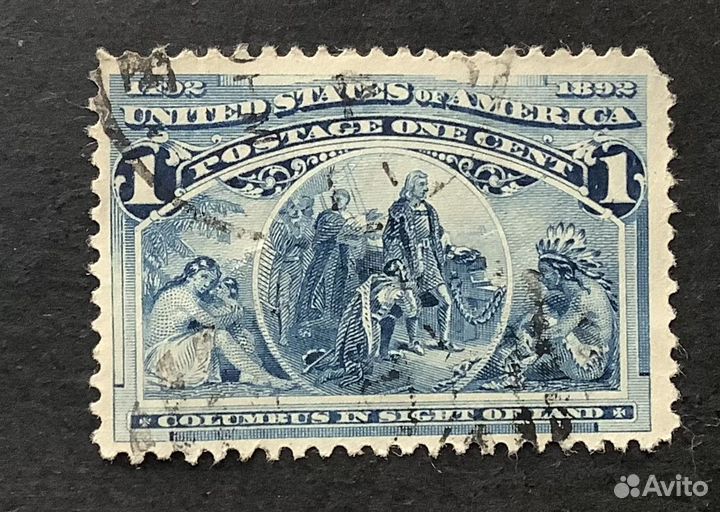 США 1892 год 400 лет открытия Америки, Колумб