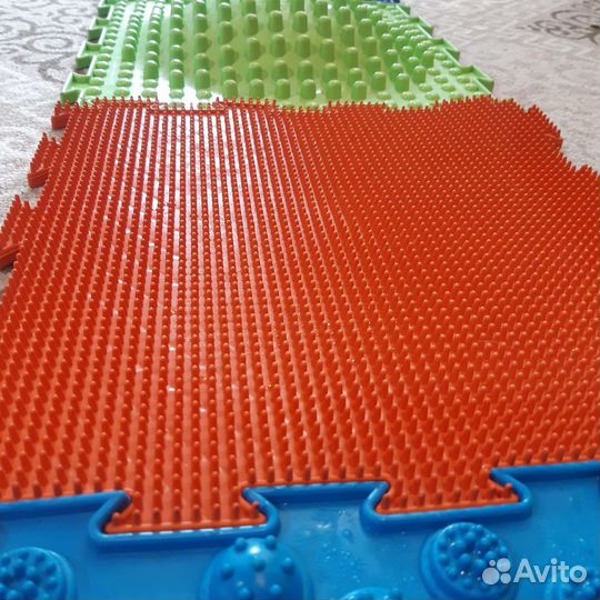 Развивающий (7шт пазлов) массажный коврик-пазл