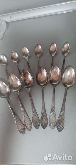 Ложка мельхиор мнц СССР