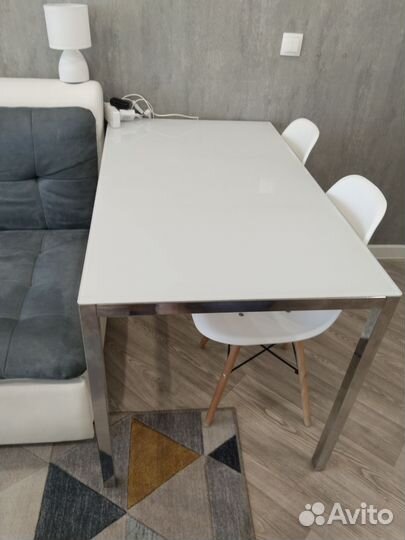 Кухонный стол стеклянный бу