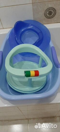Ванночка+стульчик+сиденье на унитаз