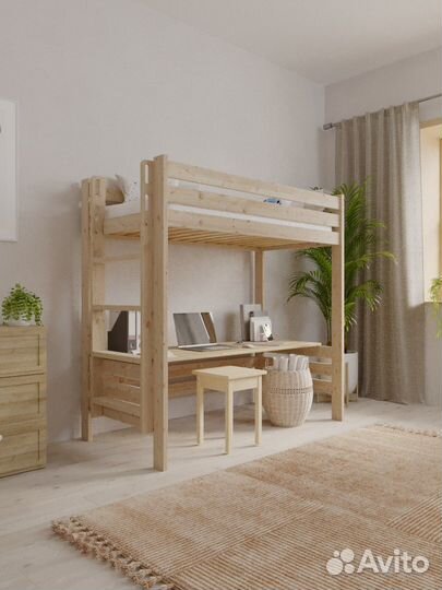 Кровать из массива дерева / кровать в рассрочку