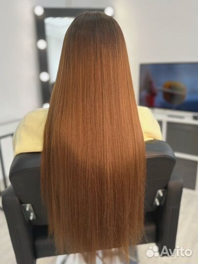 Кератиновое выпрямление