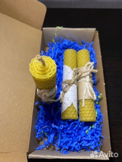 Натуральные свечи из вощины