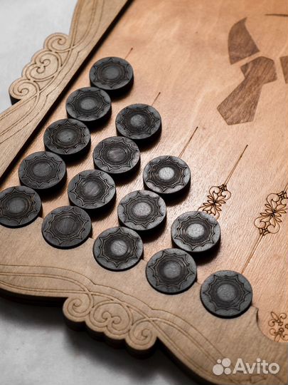 Нарды большие ручной работы 60 см