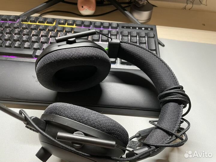 Наушники Razer blackshark v2 + usb sound card