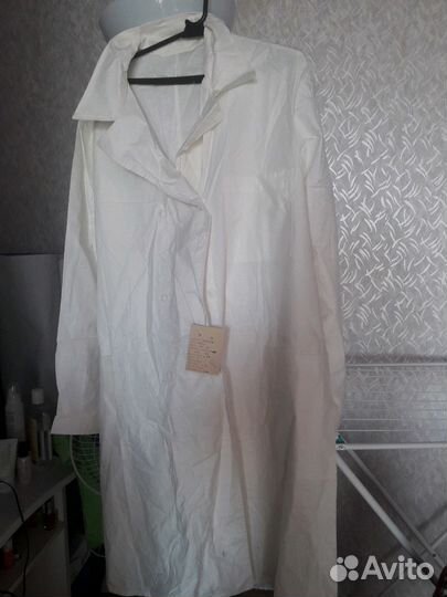 Халаты рабочие белый новый