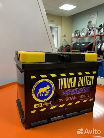 Аккумулятор 60 A/h Tyumen Battery обратная полярно
