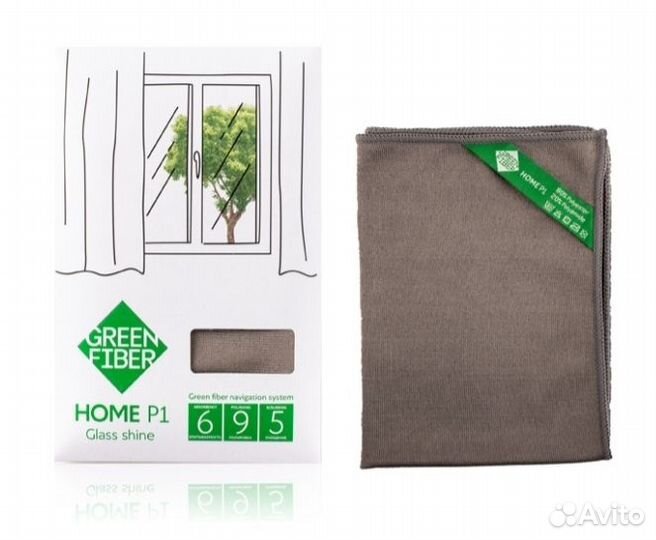 Салфетка для стекла. Гринвей