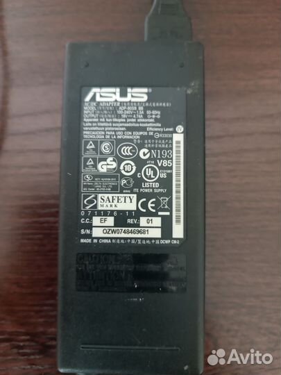 Блок питания для ноутбука asus