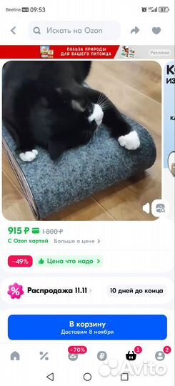 Когтеточка для кошек новая