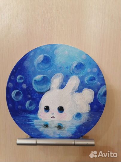 Картины Милые зверята, д. 18см