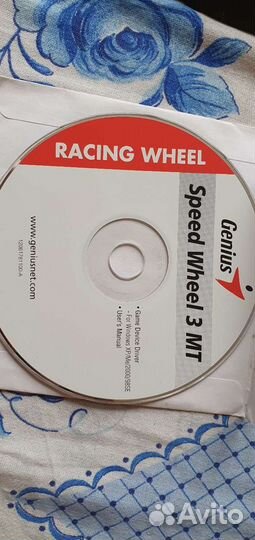 Игровой руль genius wheel 3 MT