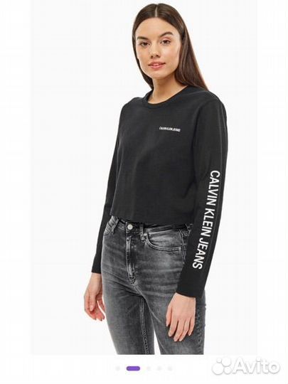 Лонгслив calvin klein женский