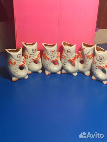 Фарфоровые рыбки СССР