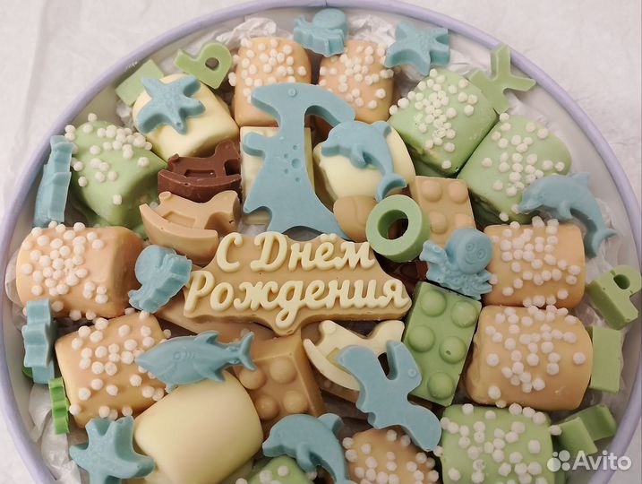 Сладкий подарок бельгийский шоколад и маршмеллоу