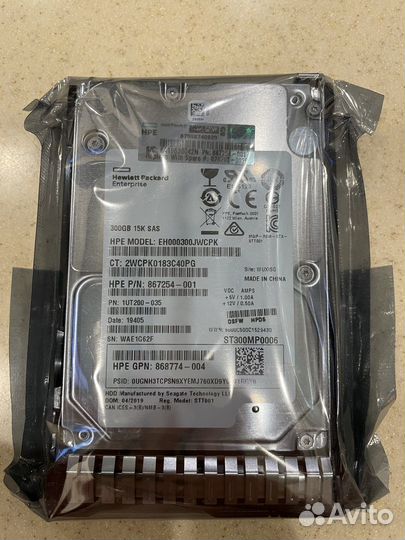 Серверный жесткий диск hp eh000300jwcpk 300gb