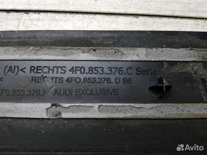 Накладка порога правая Ауди А6 С6