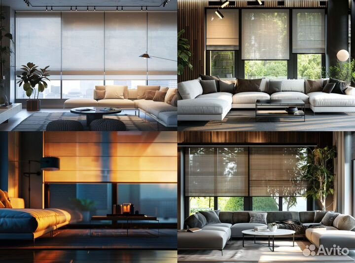 Рулонные шторы с электроприводом