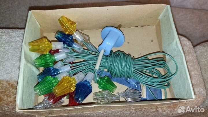 Елочная гирлянда СССР