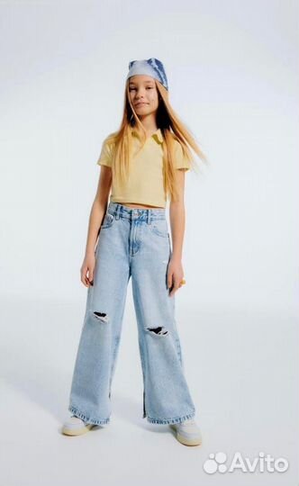 Джинсы zara для девочки 116-164