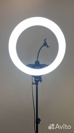 Кольцевая лампа со штативом 45см