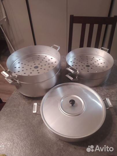 Манты-казан 4 сетки 6 листов