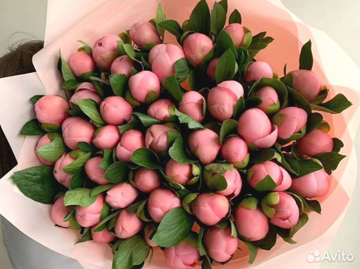 Букет пионов