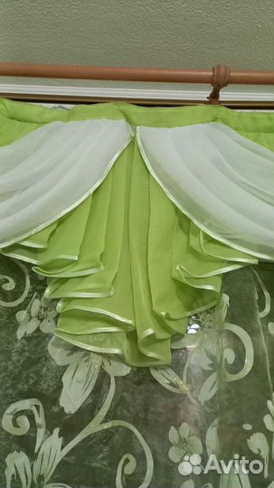 Шторы с ламбрекеном 255/405 см новая