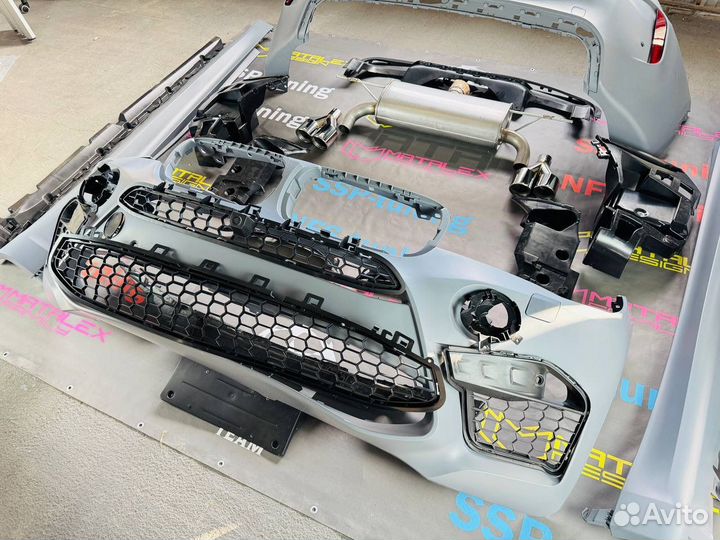 Обвес BMW X6 F16 M look в сборе