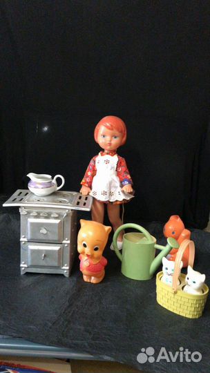 Куклы гдр СССР. Редкие игрушки целлулоид. Медведь