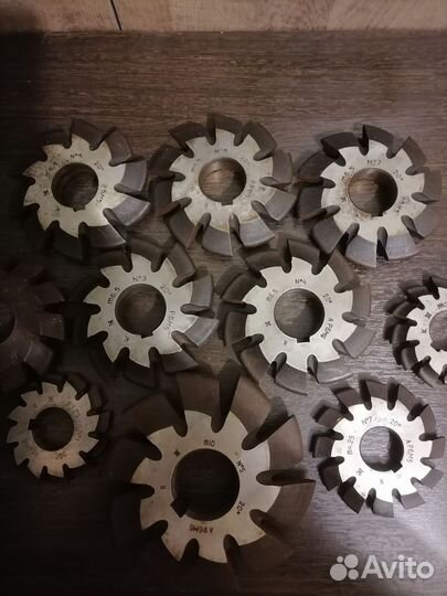 Фрезы cccр дисковые модульные М6.5 (N3-N7)