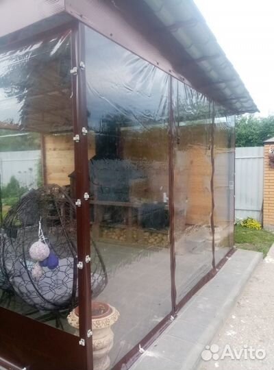 Мягкие окна для беседки